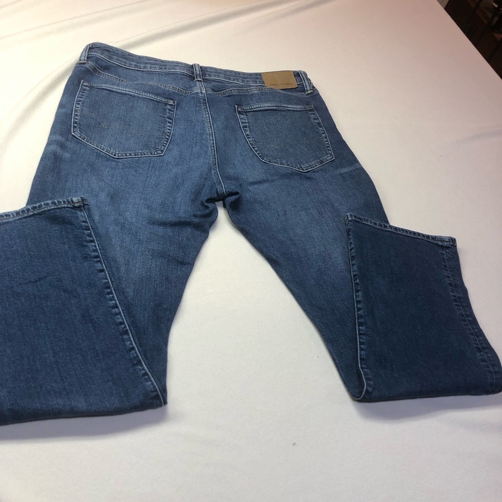 Mens AMERICAN EAGLE flex jeans,“Relaxed straight” fit,denim,size 36x32